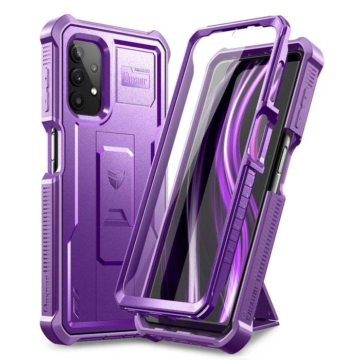 For Samsung Galaxy A32 5G Full-Body Bumper Military Grade Armor Shockproof Hard Case With Built-In Screen Protector