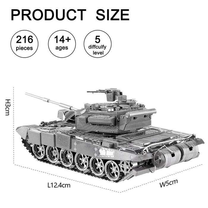 3D Tank Puzzle Kit For Creative Teens Brain Teaser Gift