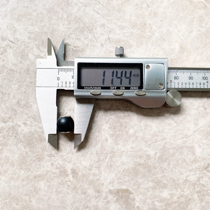 925 Sterling Silver 4.5Mm Obsidian Beads Fits European Charm Bracelets