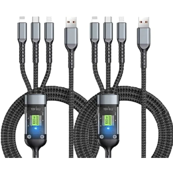 3 In 1 Fast Charging Cable For Phone / Android / Tablet