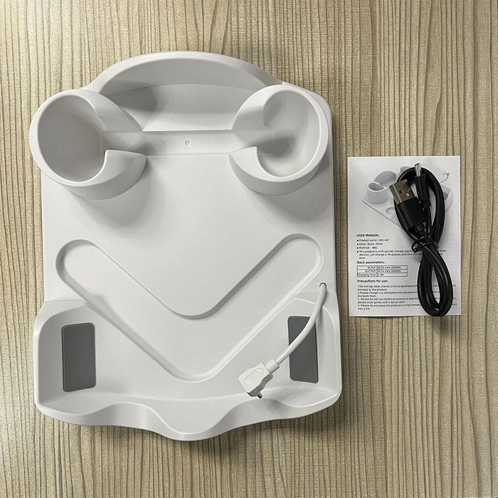 Charging Dock For Meta Quest 3S Vr Headest Fast Charging Station Headset Display Stand And Controller Mount For Meta Quest 3