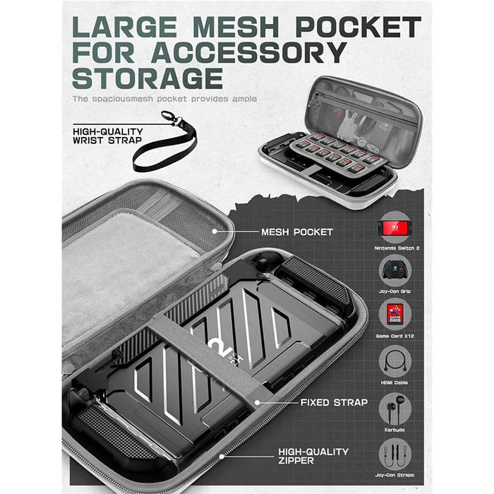 For Nintendo Switch 2 Plus Version Portable Protective Travel Carry Handbag Case