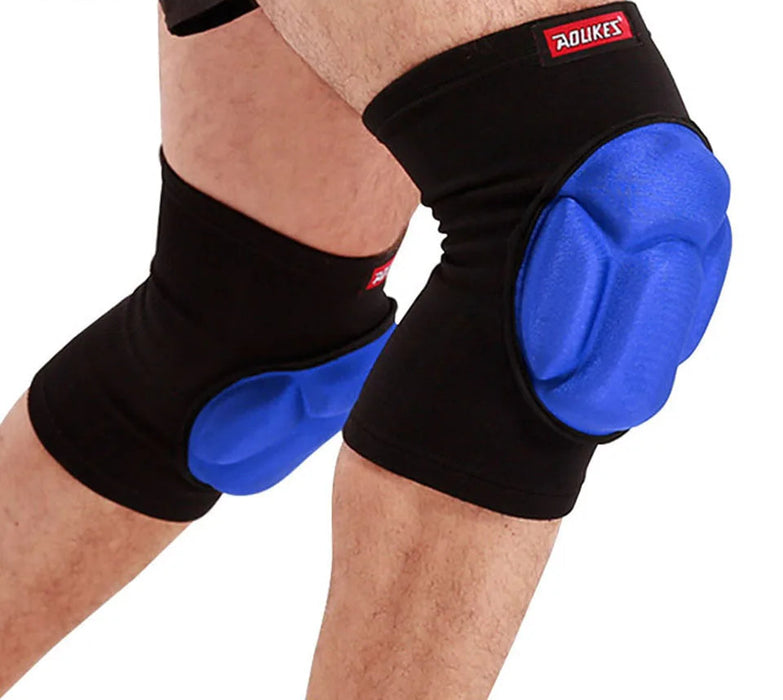 Pair of Thick Sponge Knee Pads For Volleyball Football Yoga Dance