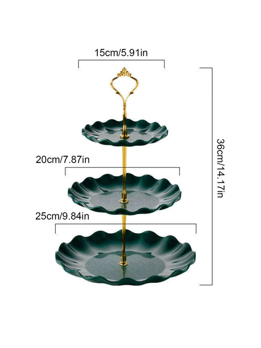 European Three Layer Cake Stand For Weddings And Parties
