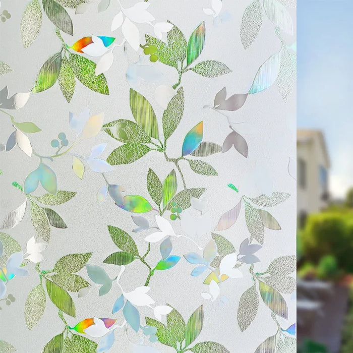 Static Window Clings - Rainbow Window Film For Glass Door - Heat & Uv Protection