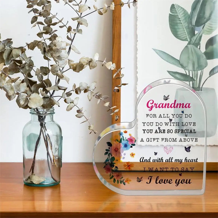 Grandma's Heart Grandkids' Birthday Gift