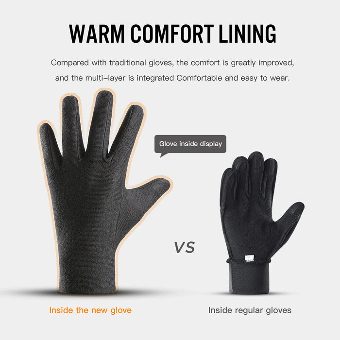 Rechargeable Heated Gloves For Winter Moto
