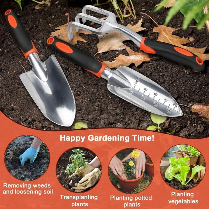 3 Piece Heavy Duty Garden Tool Set