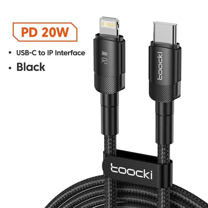 Fast Charging USB C Cable for Iphone and Huawei 1m/2m