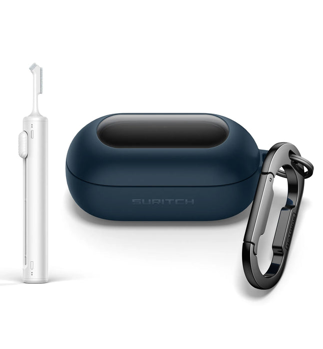 For Beats Solo Buds 2024 Magnetic Protective Case With Carabiner & Keyring