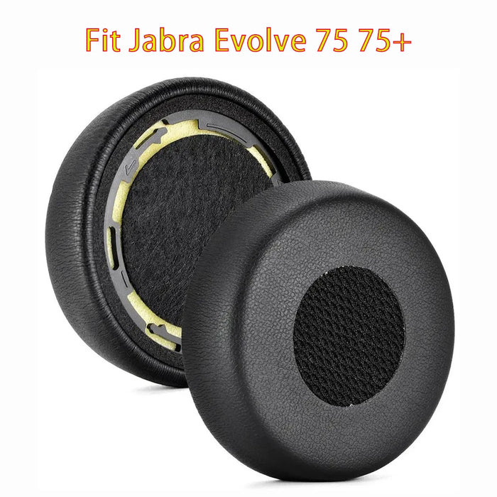 Pair of Replacement Earpads For Jabra Evolve 75 Headphones