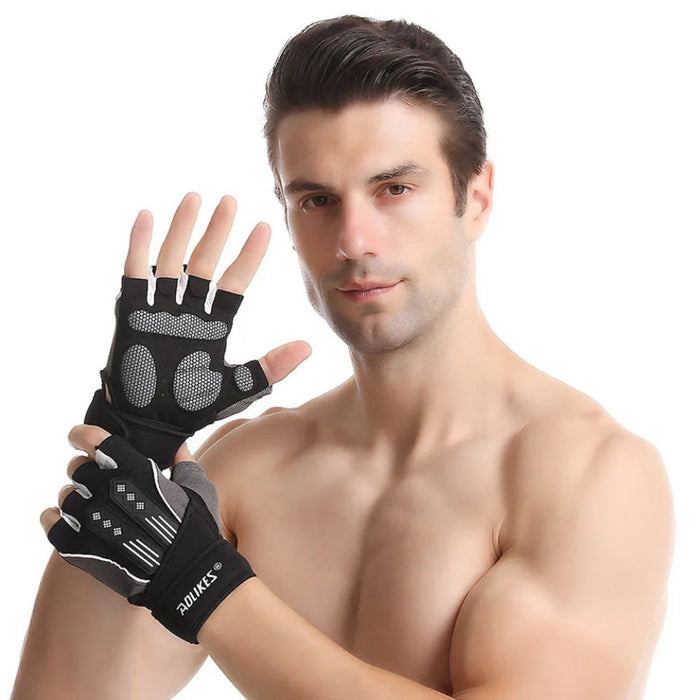 Half Finger Cycling Gloves For Men & Women Shockproof Pad Summer Mtb Bike & Gym Fitness Gloves