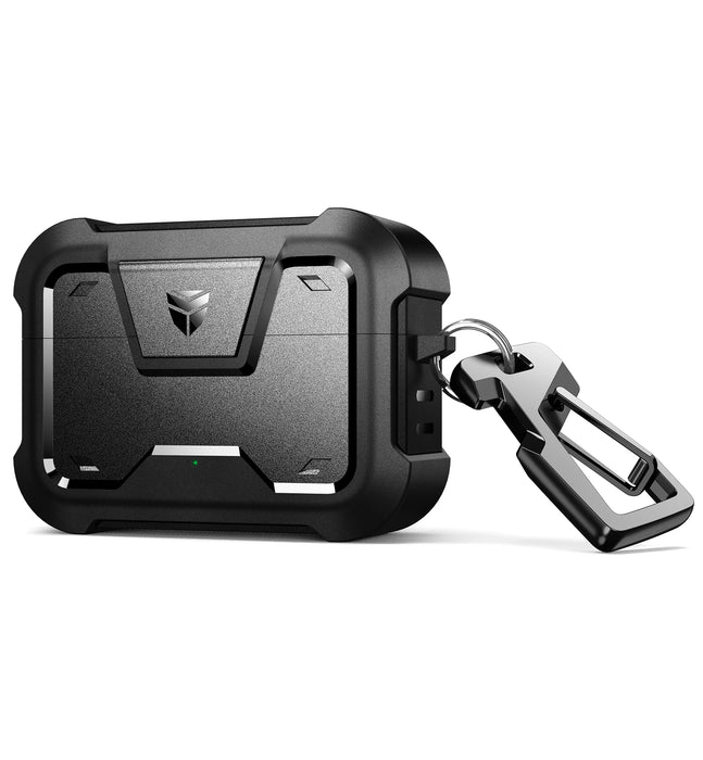 For Beats Studio Buds 2021 Case Led Visible 360 Degree Full-Body Shockproof Rugged Protective Case With Secure Lock Keychain Design