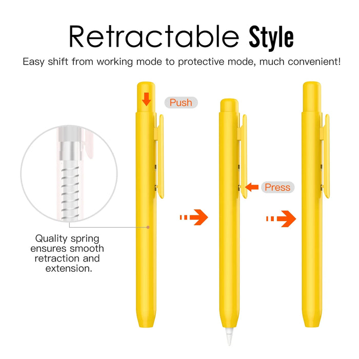 For Ipad Apple Tablet Pen 1 Apple Pencil 1 Retractable Tip Cap Pencil Cases