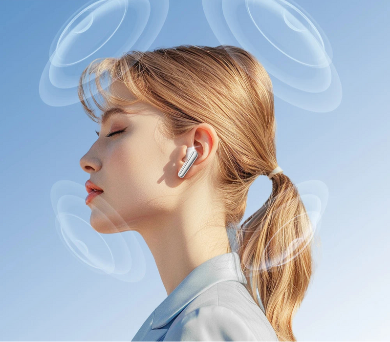 Wireless Bluetooth5.3 Headset Dual Noise Cancellation Touch Control Earbuds With Microphone Hifi Stereo Sound Headphones