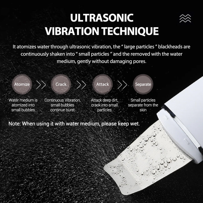 Deep Cleansing Ultrasonic Skin Scrubber