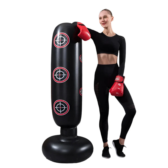 Muay Thai Inflatable Boxing Bag For Training And Relief