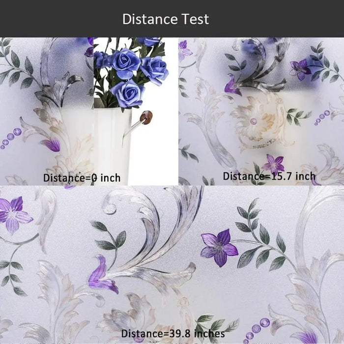 Decorative Privacy Film For Windows - Static Cling Glass Stickers