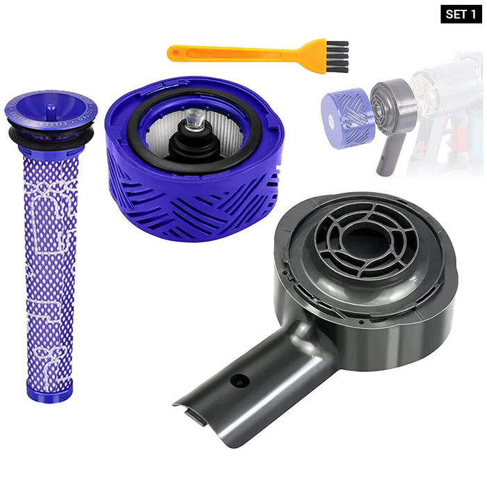 Rear Cover And Filter Set For Dyson V6 Vacuum