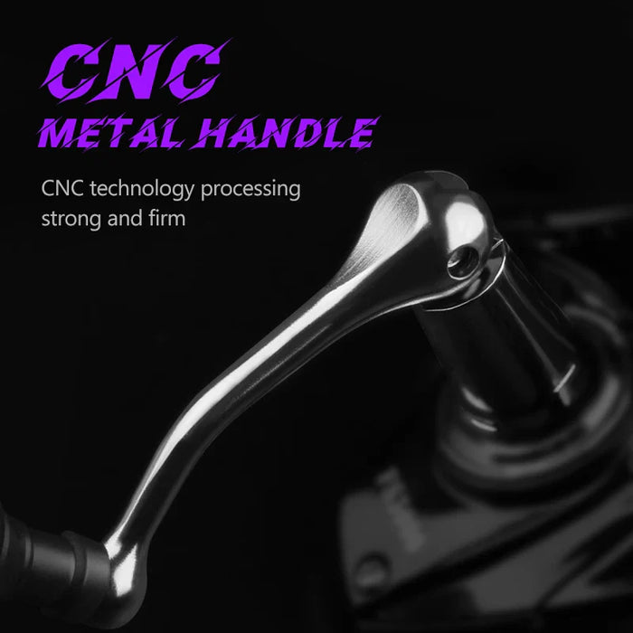 12Kg Max Drag Spinning Reel For Fishing Metal Spool 2000 7000 Size