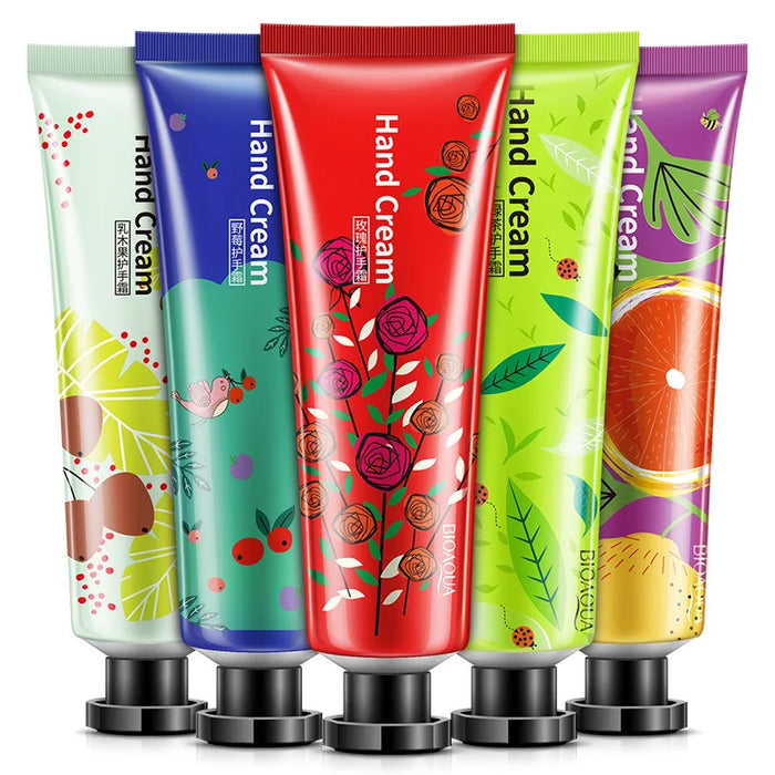 5 Piece Fruity Hand Cream Set For Nourished Hands