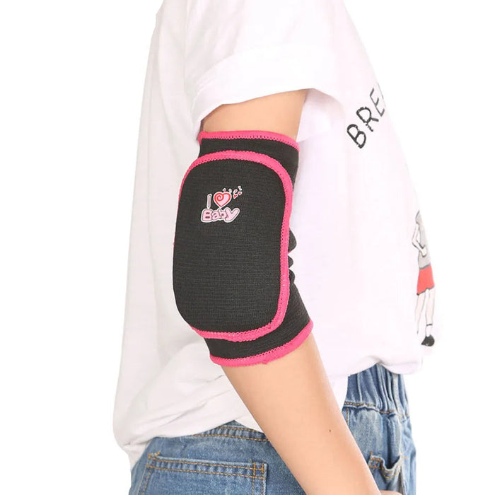 Pair of Kids Breathable Elbow Pads For Sports & Outdoor Activities