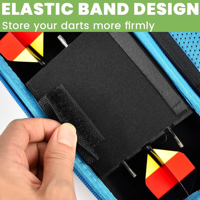 6 Piece Steel Soft Tip Darts Case Holder Bag Organizes Protects Darts Tips Cases Only