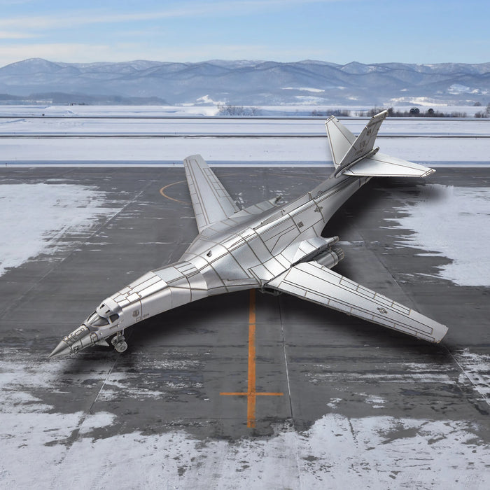 3D Metal B 1 Lancer Bomber Puzzle Kit For Adults