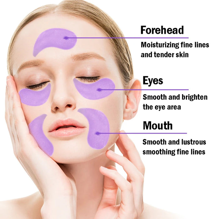 60 Piece Vitamin C Grape Eye Mask For Dark Circles & Bags