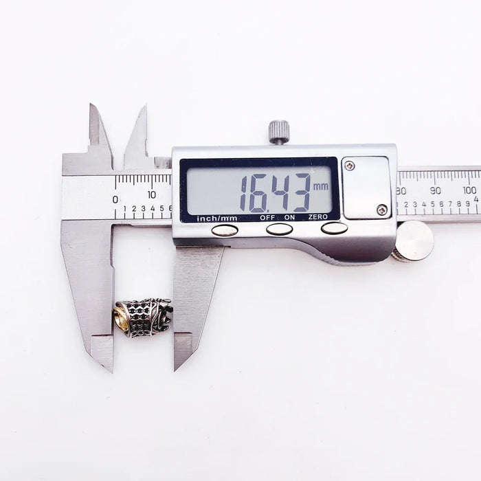 925 Sterling Silver Skull Knight Bead Street Charm