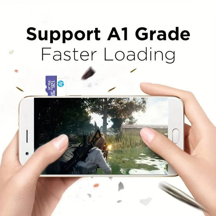 HP High Speed 256gb Micro Sd Card Class 10 4k Tf Mecard C10