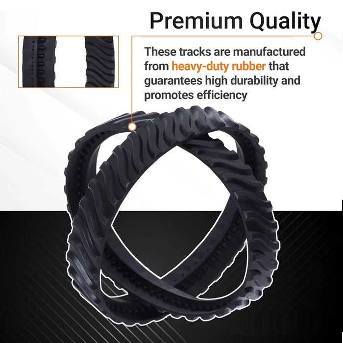 2 Pieces 0526100 Exact Track Replacement Tire Track Wheel Exact For Zodiac Baracuda Mx8 Mx6 Pool Cleaners Heavy Duty Rubber Belts