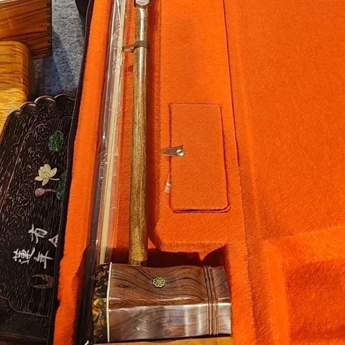 Handmade Rosewood Erhu Traditional 2 String Musical Instrument