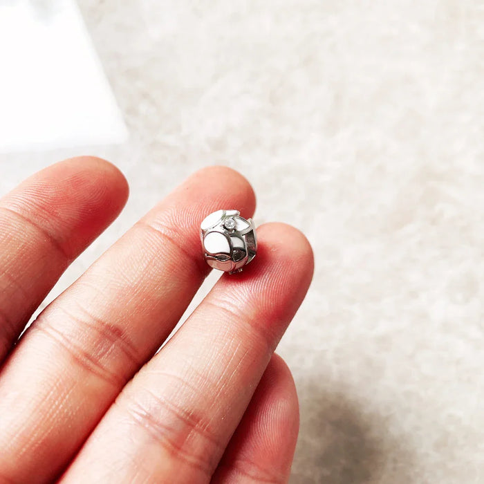 925 Sterling Silver Lotus Blossom Beads Charm For Europe Jewelry Gift For Women & Men