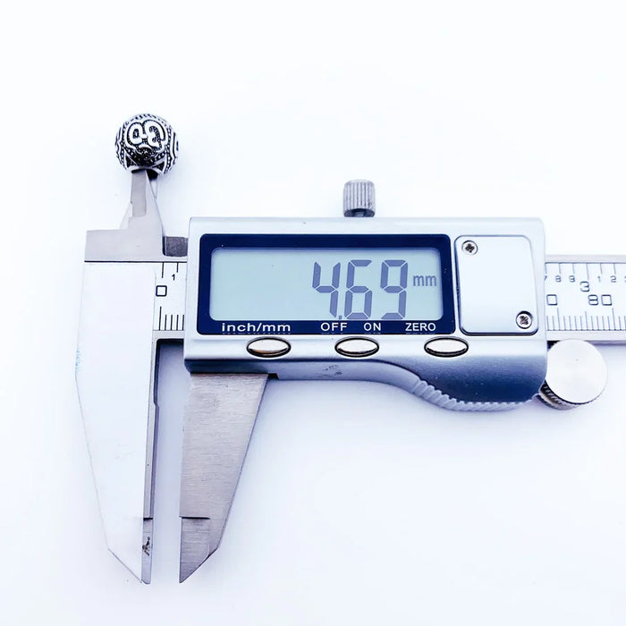 925 Sterling Silver Om Beads For Yoga And Meditation Buddhist Buddha Charms For Diy Jewelry Gift For Spiritual Enthusiasts