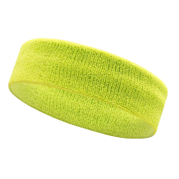 Stretchy Cotton Headband For Sports & Fitness Unisex Sweatband