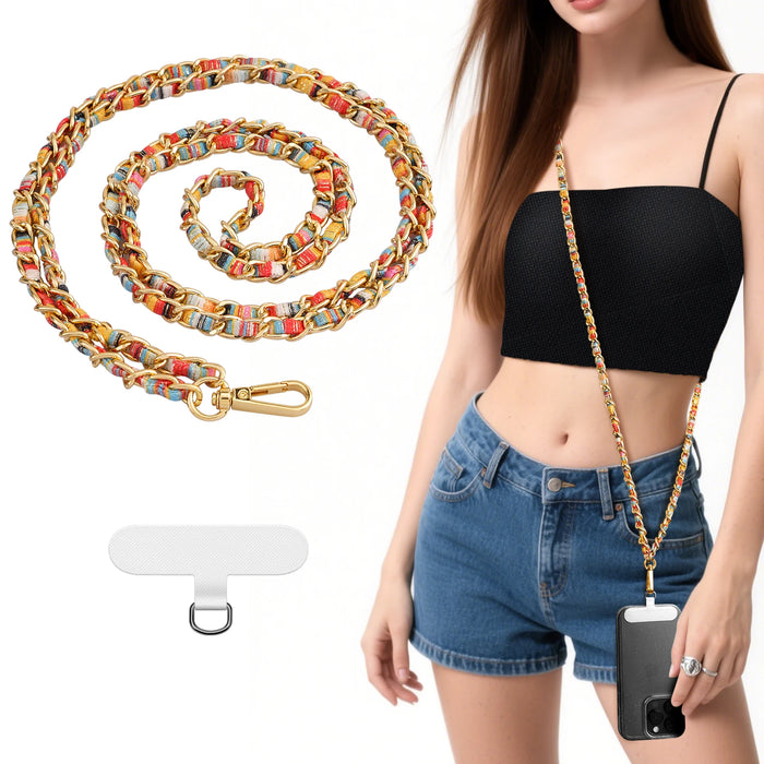 For Most Smartphones Anti-Theft Strap Cell Phone Chain Crossbody Universal Phone Lanyard