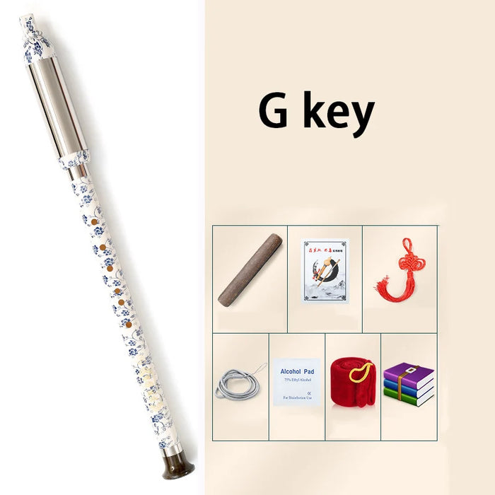 Detachable Vertical Bawu Flute For Adults