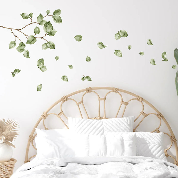 Watercolour Tree Branches Wall Stickers For Home Decor