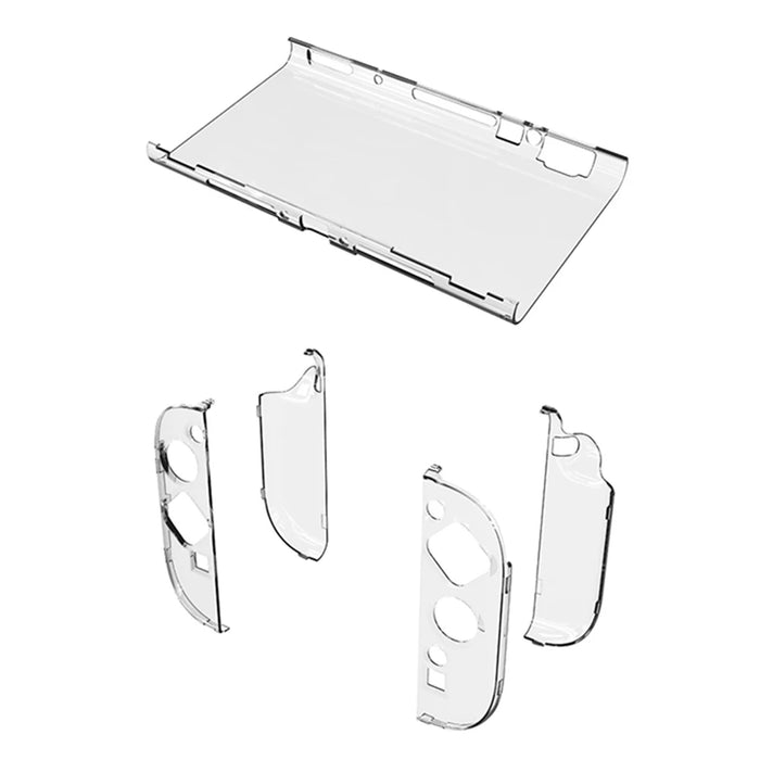 Transparent Protective Case For Switch 2 Split Case Cover Anti-Fall Protective Shell Cover Game Console Clear Case For Switch 2