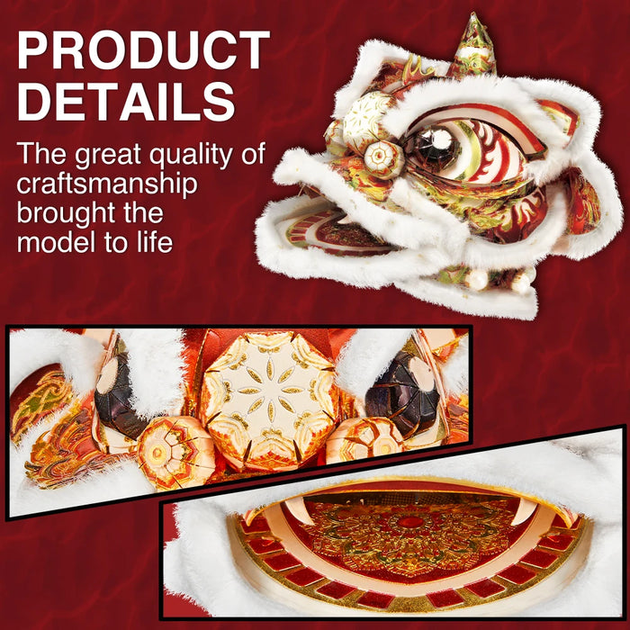 Traditional Chinese Lion Metal Puzzle Kit Creative Gift