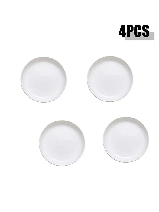 4 / 8 / 16 / 32 Piece Eco Friendly Reusable Plastic Cutlery Set For Parties Christmas Wheat Bowls & Dessert Plates