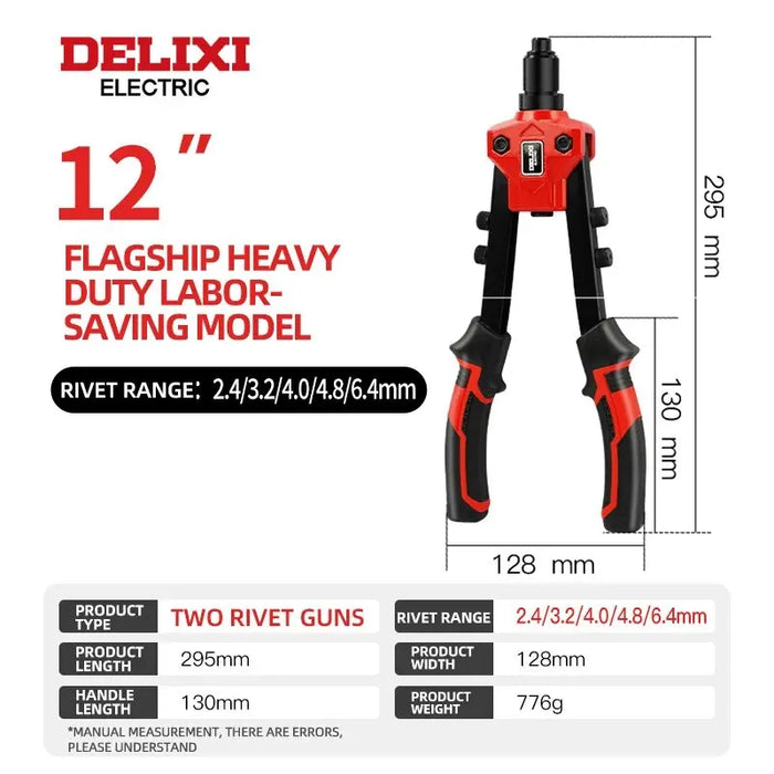 Manual Rivet Gun 8in 10in 12in