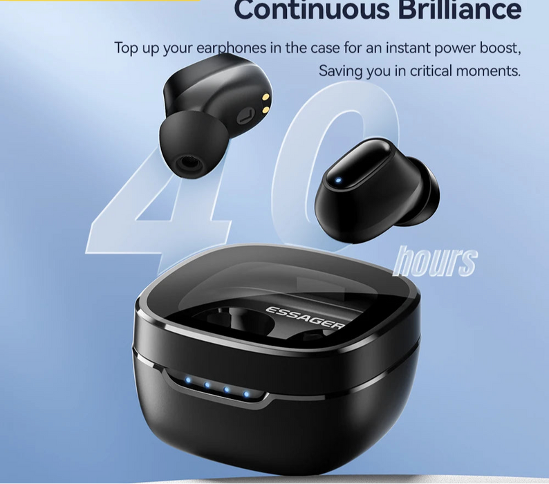 Tws Bluetooth5.3 Earphone Noise Cancelling Earbuds True Wireless Stereo Sports Headset In-Ear Handsfree With Microphone