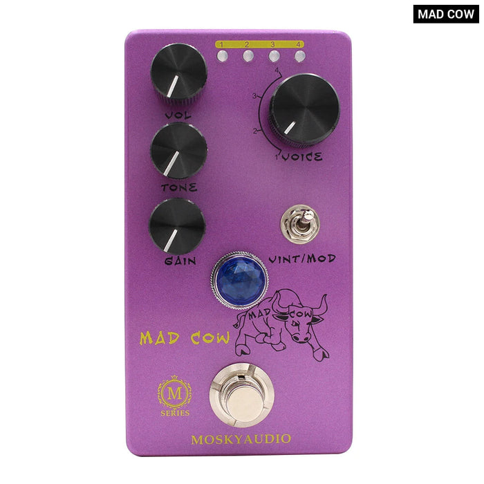 Distortion Overdrive Fuzz Pedal True Bypass