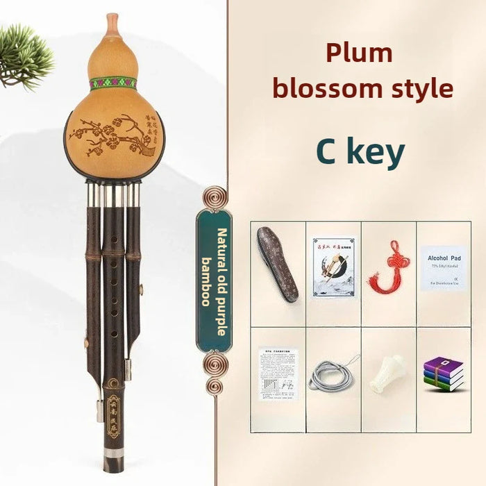 Handmade Bamboo Hulusi Set For Beginner Children