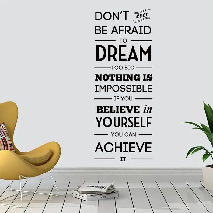 Motivational Wall Decals For Study Room Decor