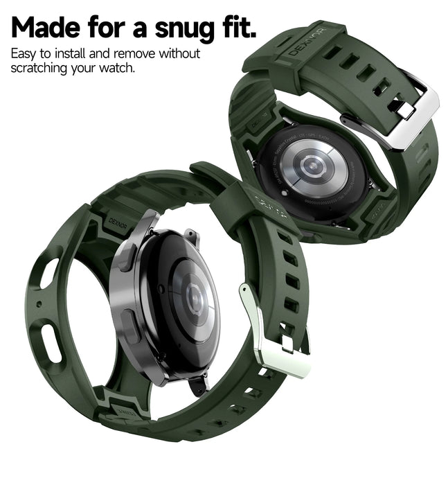 For Samsung Galaxy Watch 5 Pro Band 45Mm 2022 Rugged Shockproof Uni-Body Design Case With Adjustable Watch Band