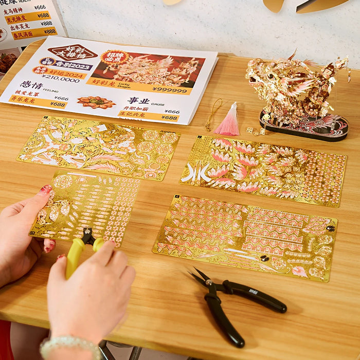 383 Pieces Chinese New Year Dragon Puzzle Kit