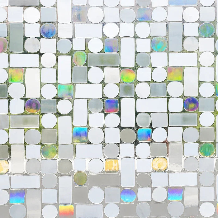 Static Window Clings - Rainbow Window Film For Glass Door - Heat & Uv Protection